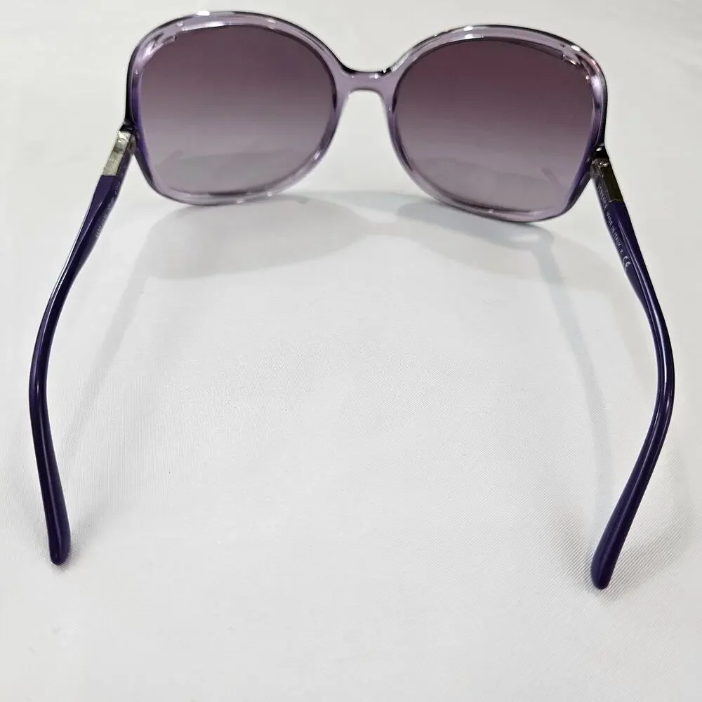 Versace VE4174 Purple Shield Sunglasses Oversized Italy Y2K